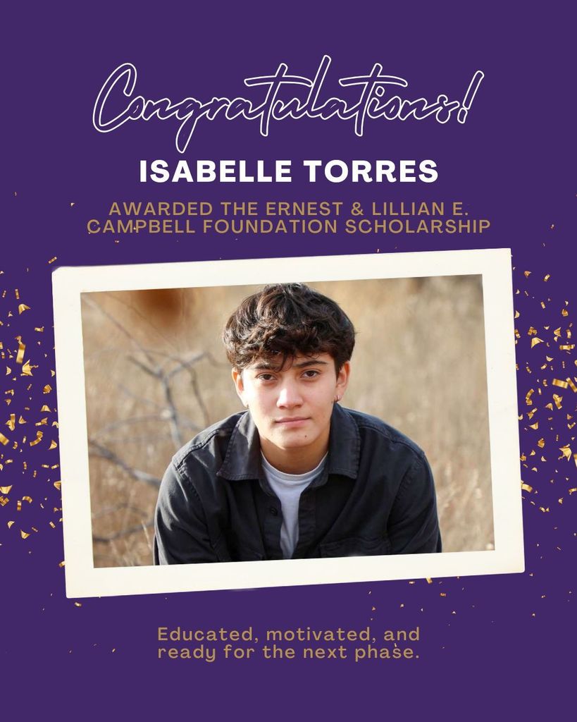 Congratulations Isabelle