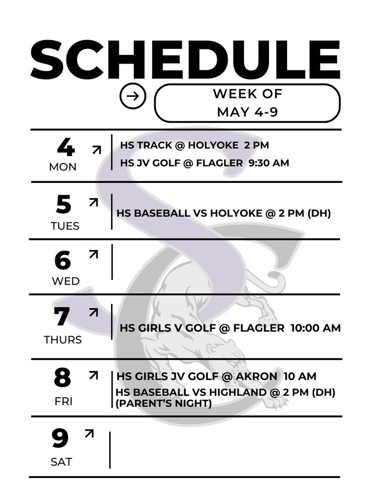 schedule
