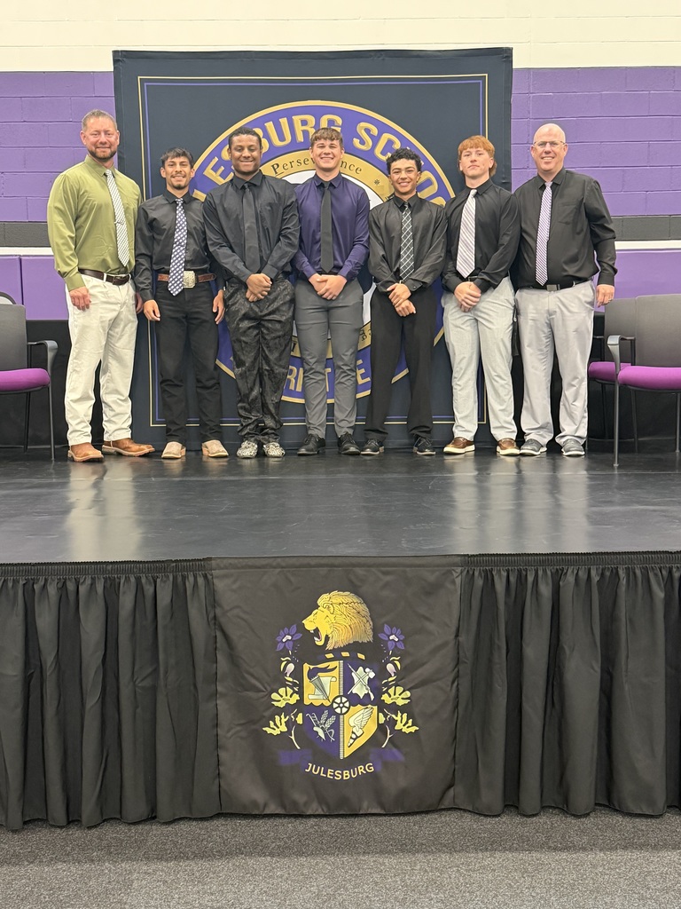 Senior Men (Lucas, Rey, Tate, Roman and Braxton) with Principal McCormick and Superintendent Renquist