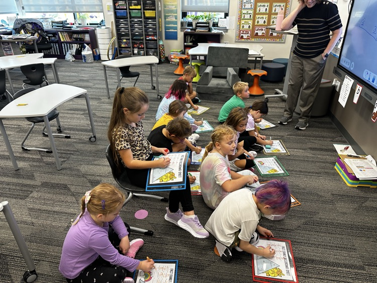 Learning about fact families.