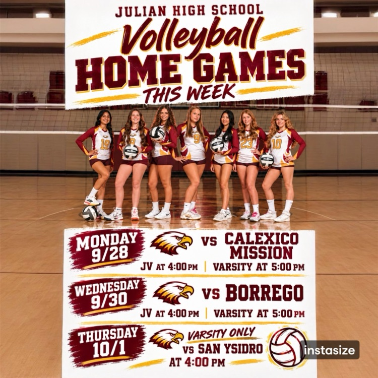 home games this week!