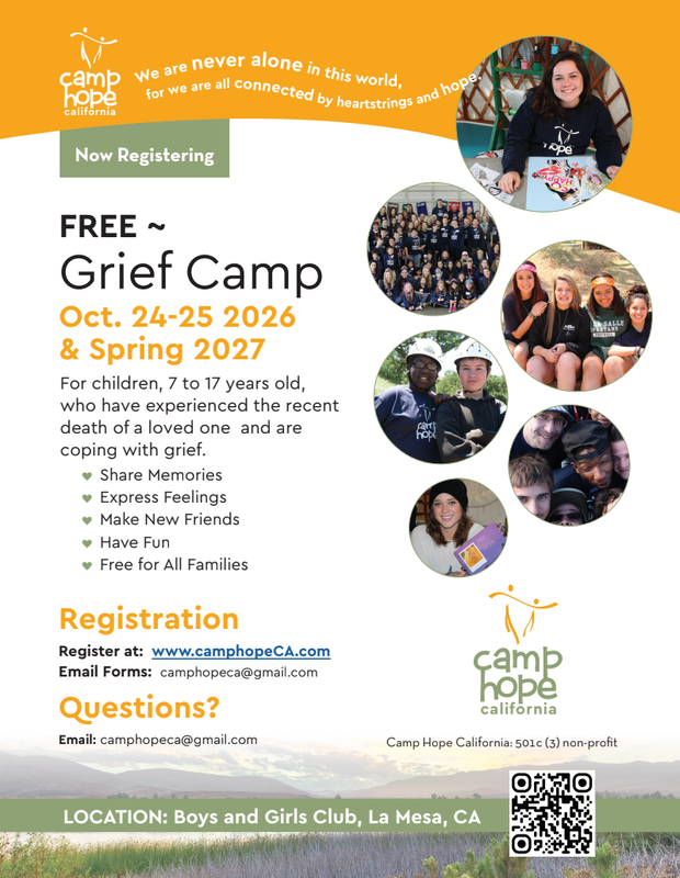Camp Hope flyer
