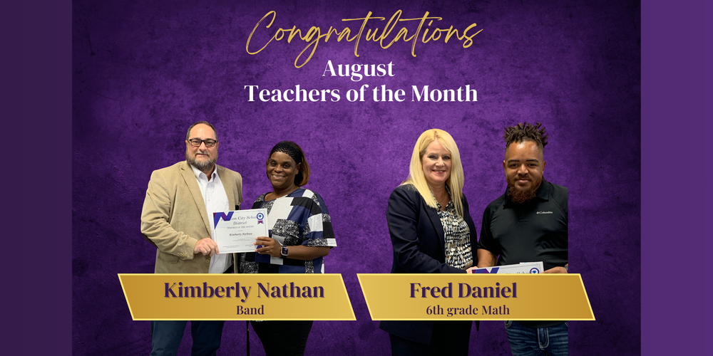 August Teachers of the Month!
