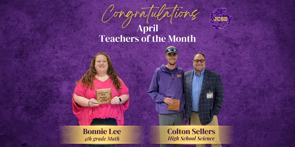 April Teachers of the Month