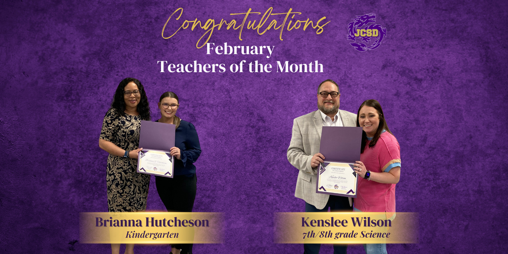 teachers of he month