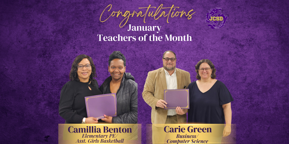 January Teacher of the Month