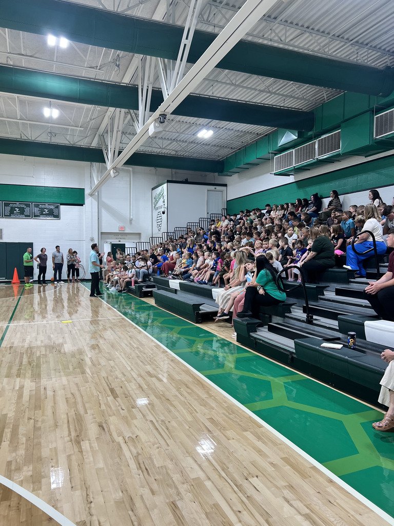 Students assemble for back to school meeting