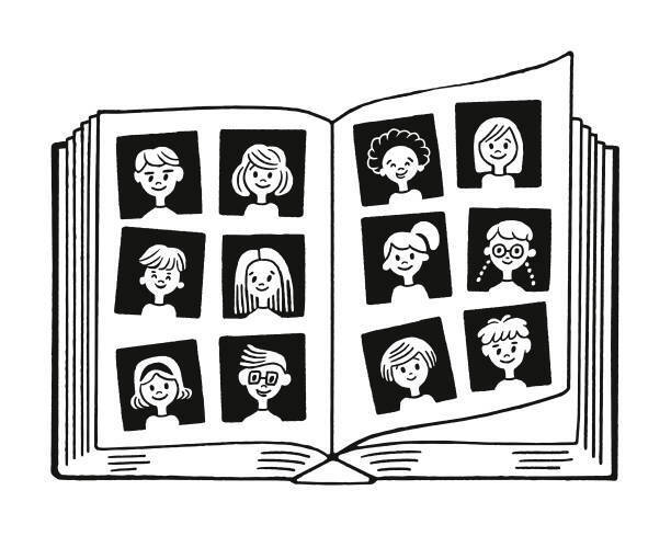 clipart of a yearbook