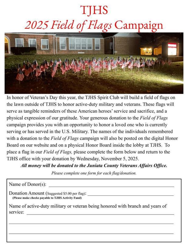TJHS Field of Flags
