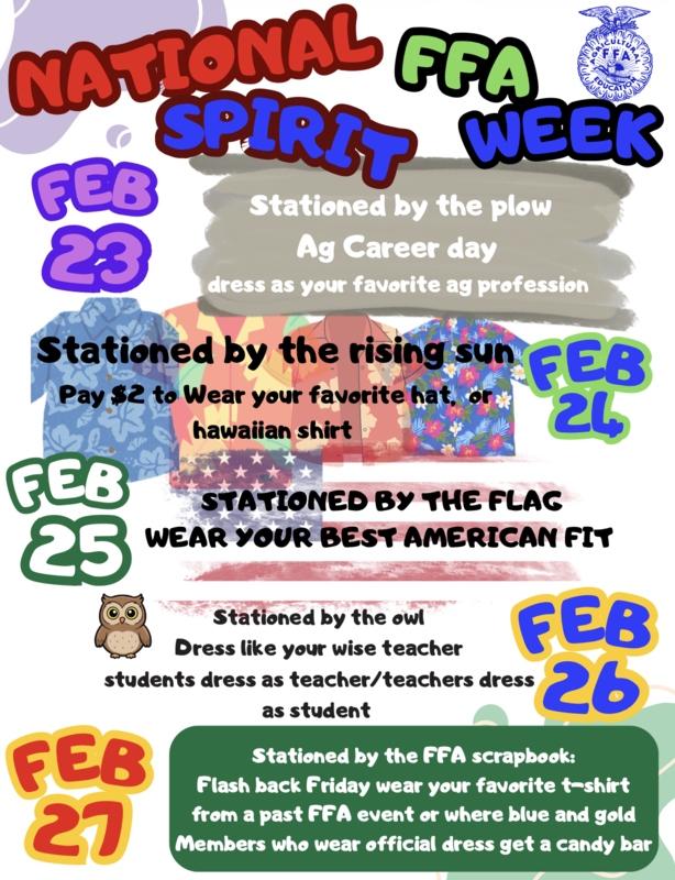 FFA Spirit Week