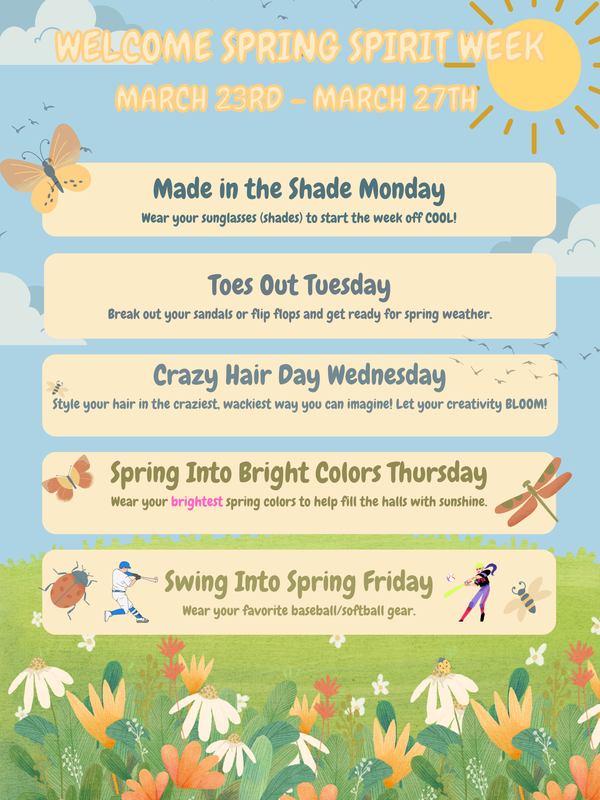 Spring Spirit Week