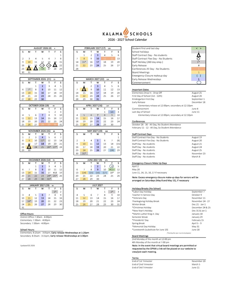 2026 Calendar