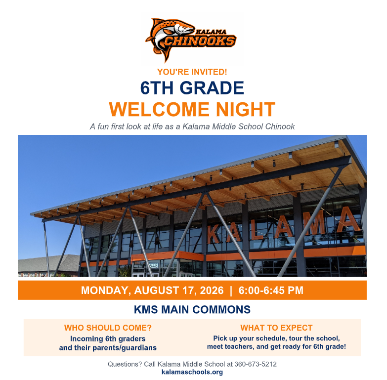 6th Grade Welcome