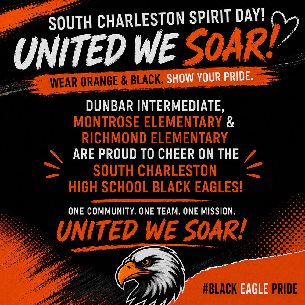 South Charleston Spirit Day Flyer