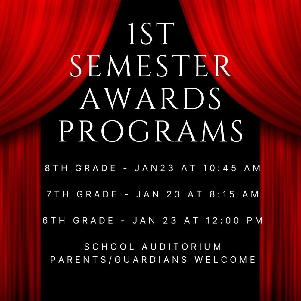Award Program Schedule