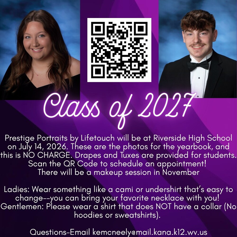 Ad for Portraits for class of 2027
