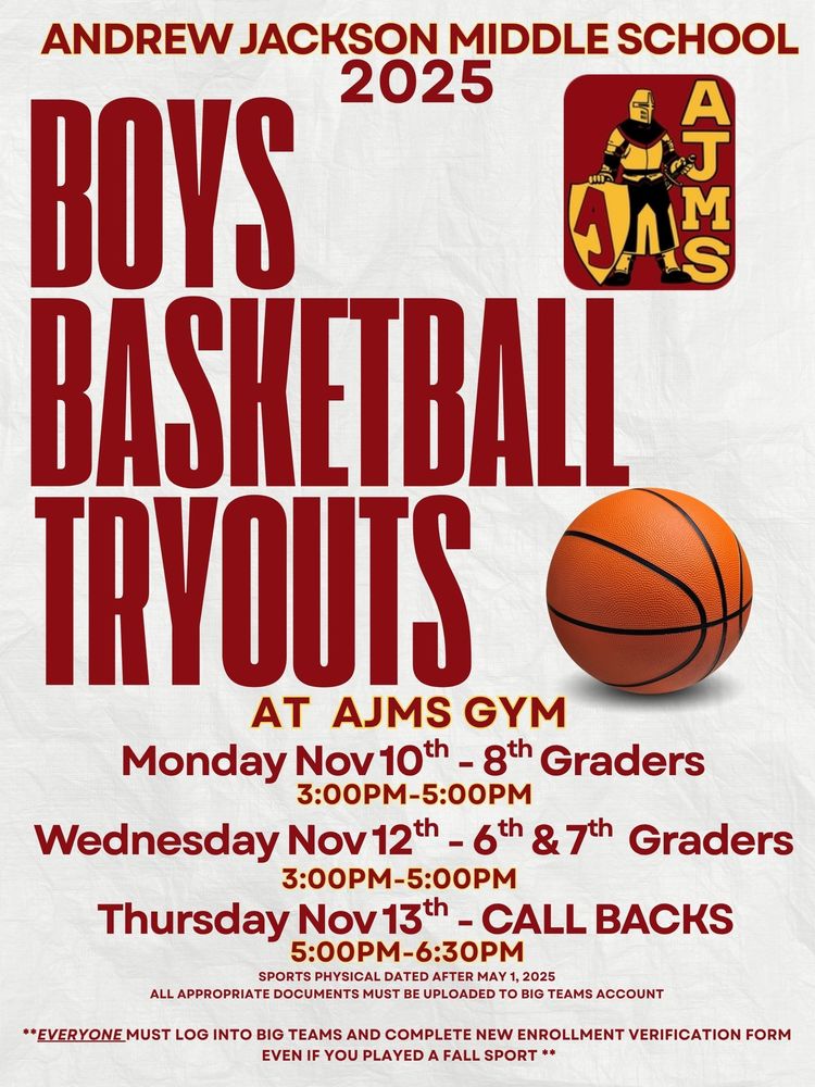 Boys Basketball Tryouts