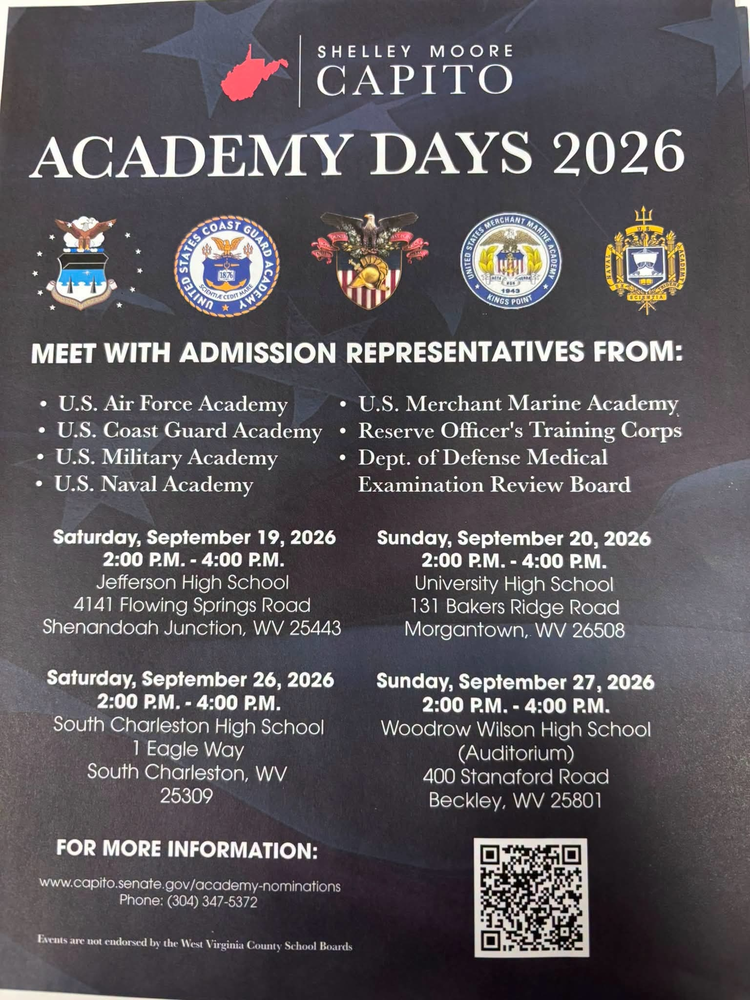 ad for Armed Forces Academy Days