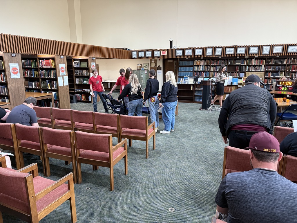 nitro high school students competing in the academic showdown 