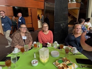 kcs teachers and administrators at the ron clark dinner at the clay center.