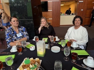 kcs teachers and administrators at the ron clark dinner at the clay center.