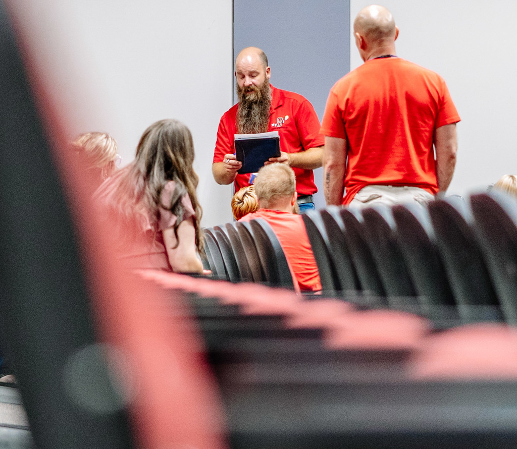 KCS staff welcome back meeting at Sissonville High School.