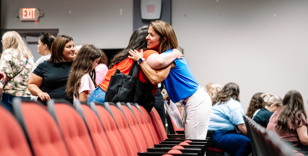 KCS staff welcome back meeting at Sissonville High School.