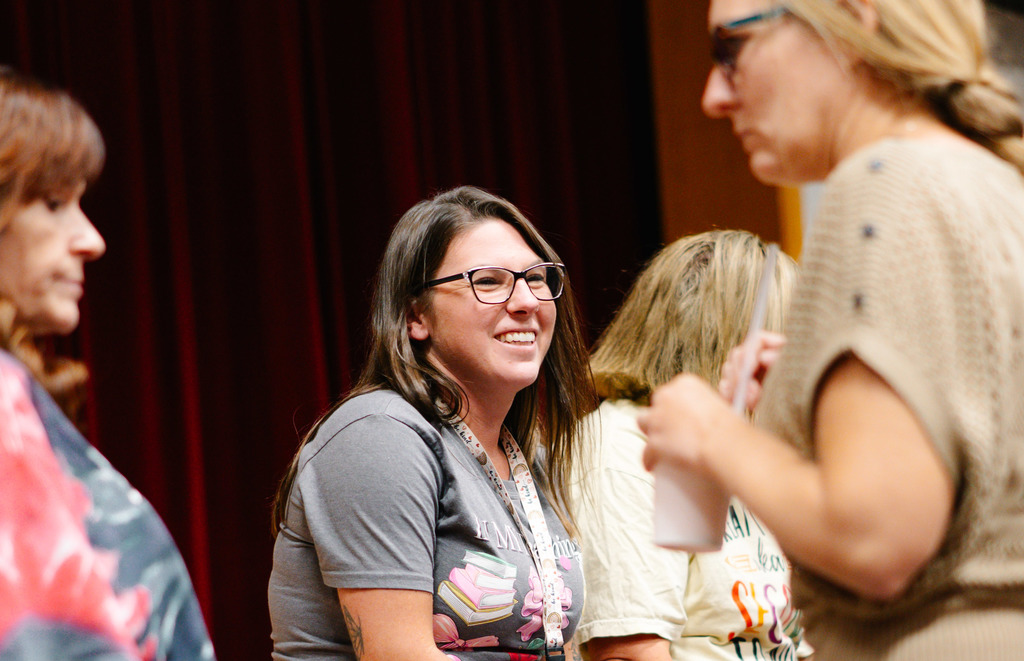 KCS staff welcome back meeting at Sissonville High School.