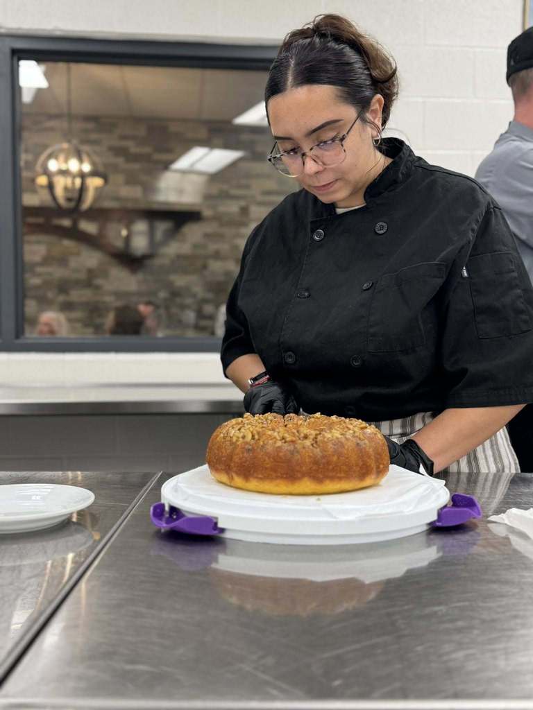 Cutting the cake