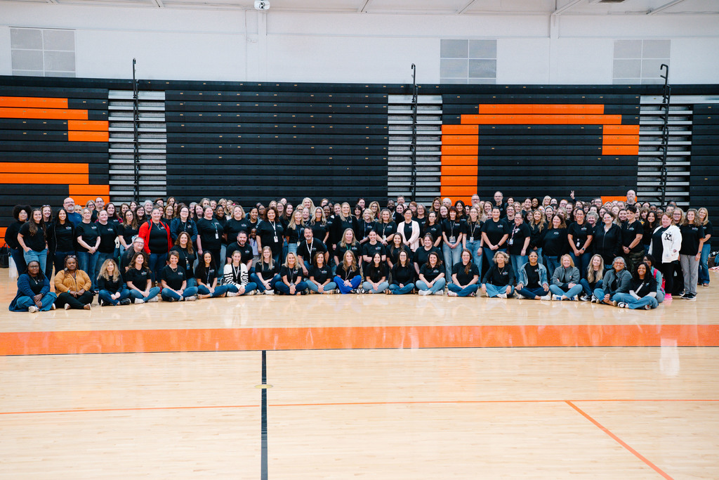 group shot of the entire student support services staff, which include school counselors, social workers, attendance, and school nurses. 