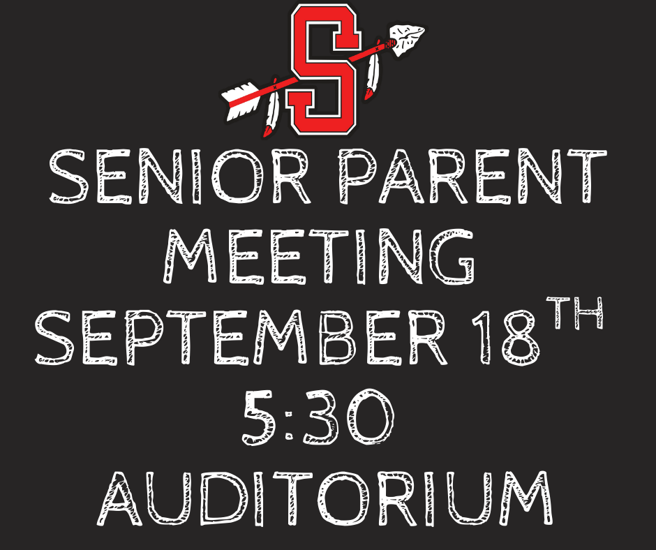 senior parent meeting flyer