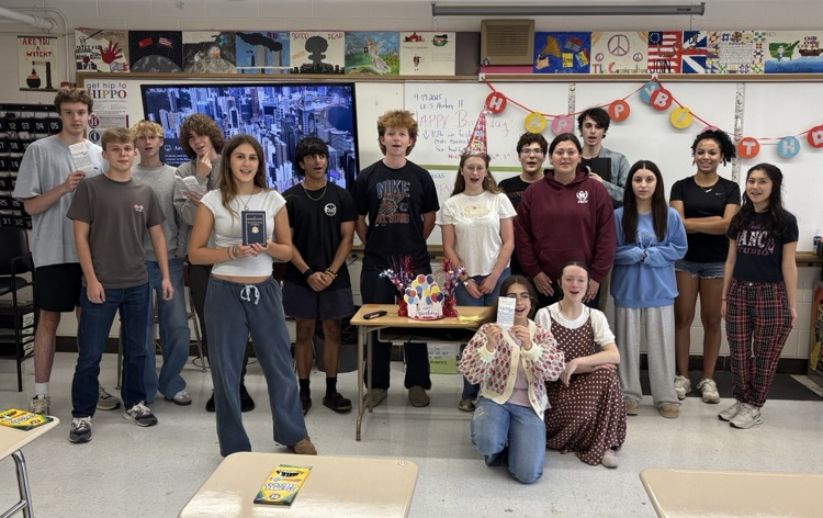 group of US History students