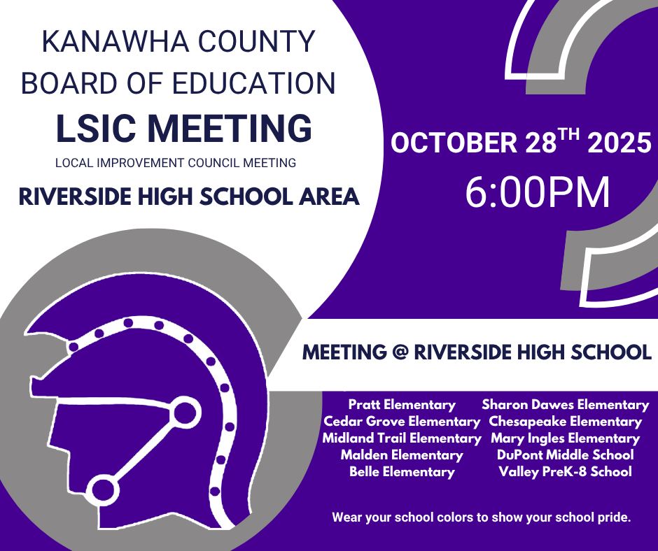 Area LSIC meeting @ Riverside High, 10-28 @6 pm