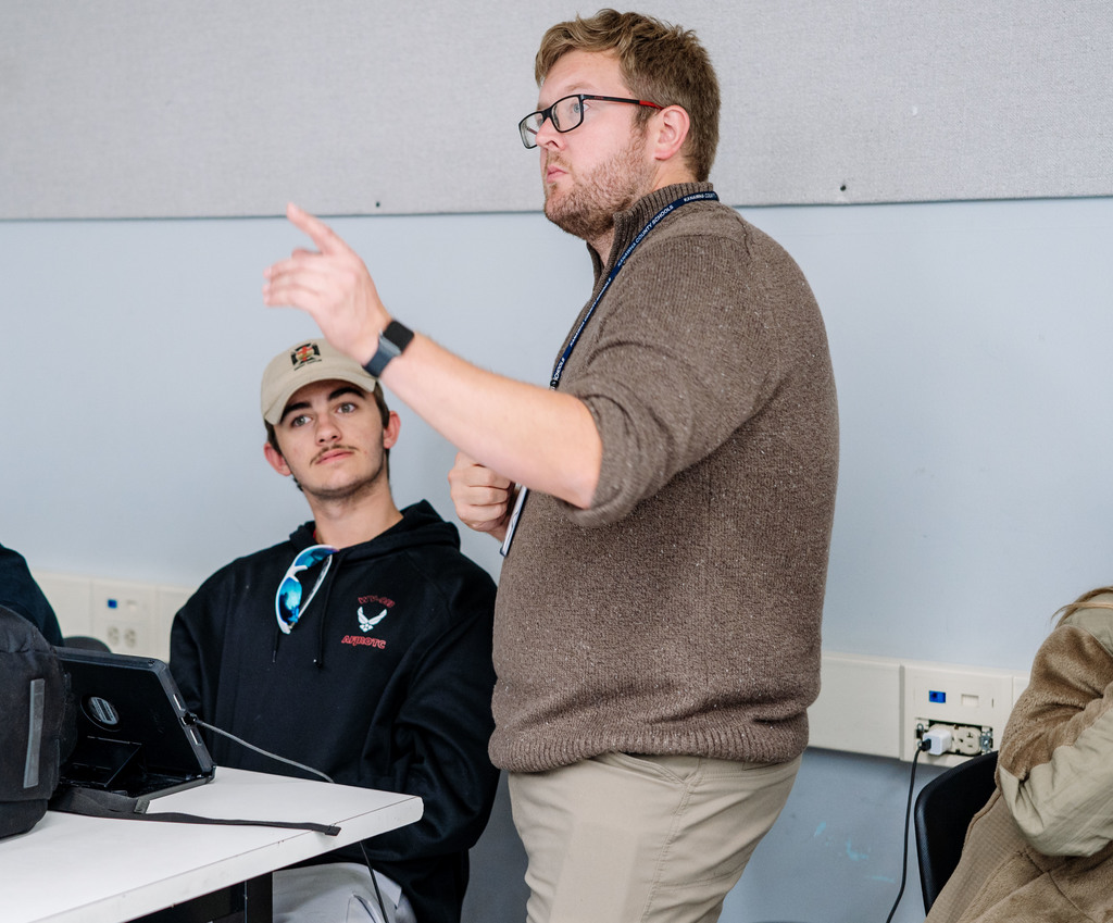 nitro high school students doing their internet safety lessons during class.