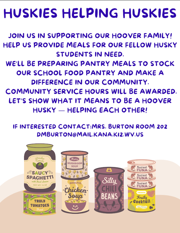 Huskies helping Huskies food pantry