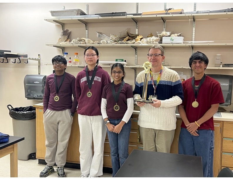 GW science students in a group