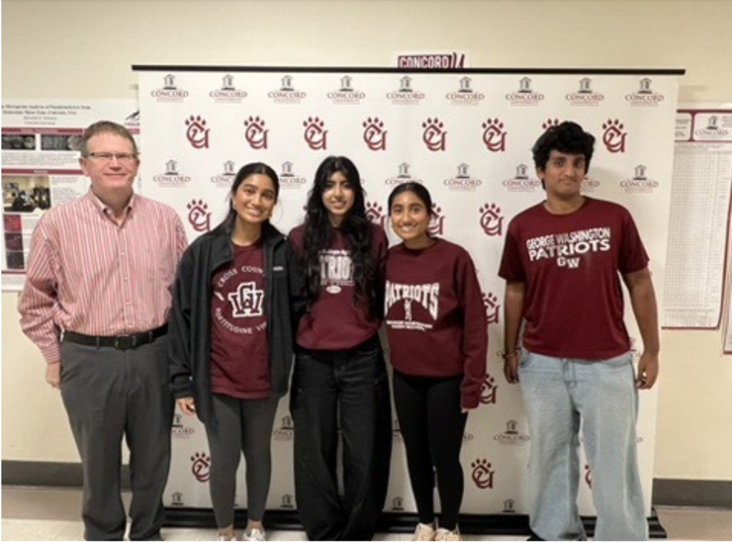 GW science students in a group