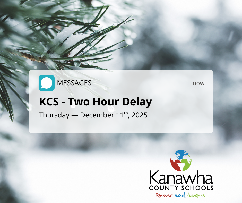 KCS on a two hour delay on Thursday, December 11th.