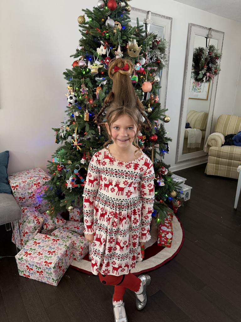 student with cindy lou who hair.