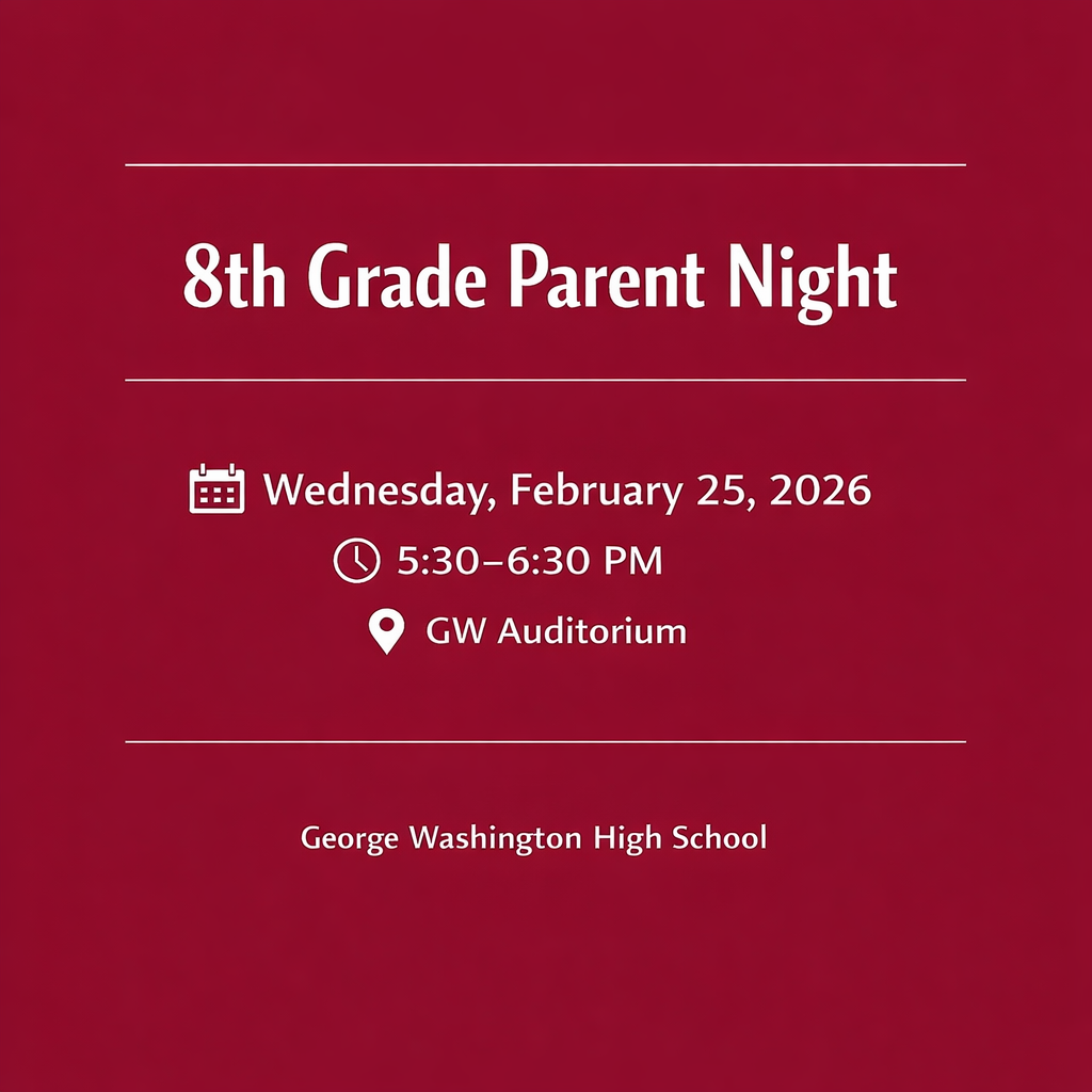 parent night 8th grade