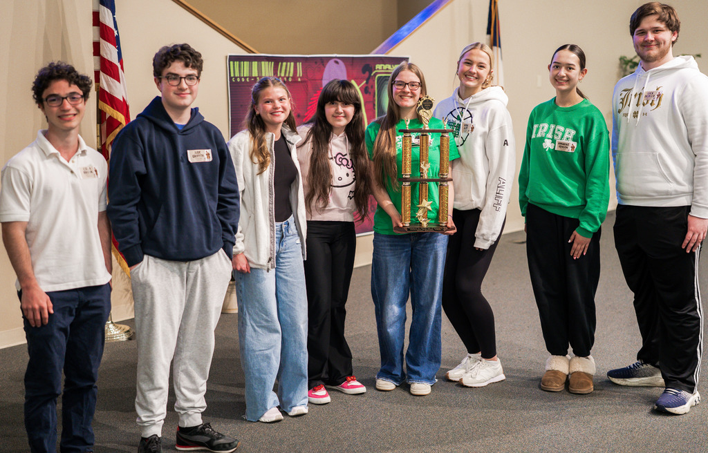 2026 KCS Math Field Day overall top scoring high school team, Charleston Catholic. 