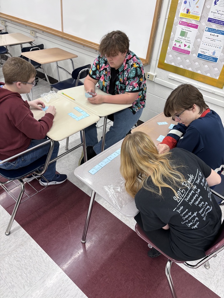 geometry students in a group