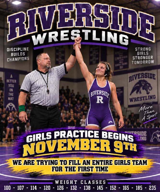 ad for girls wrestling team