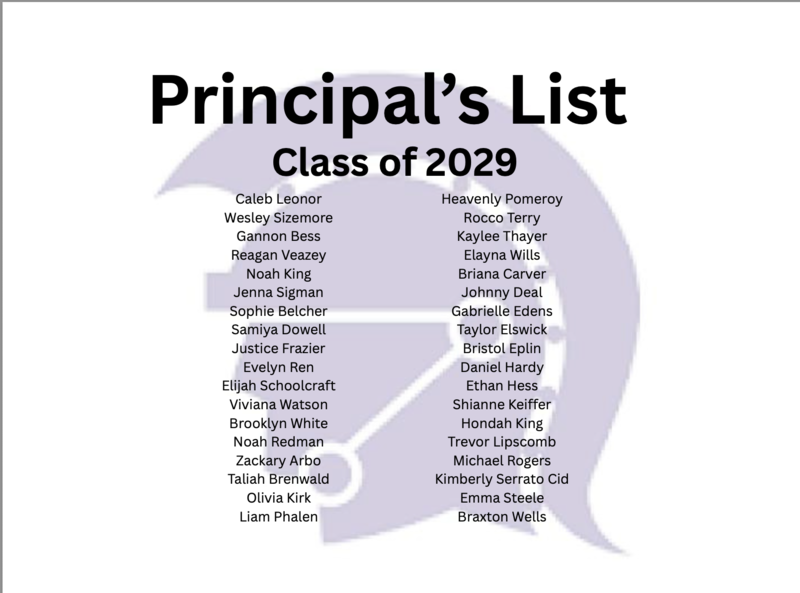 c/o 2028 Principal's List