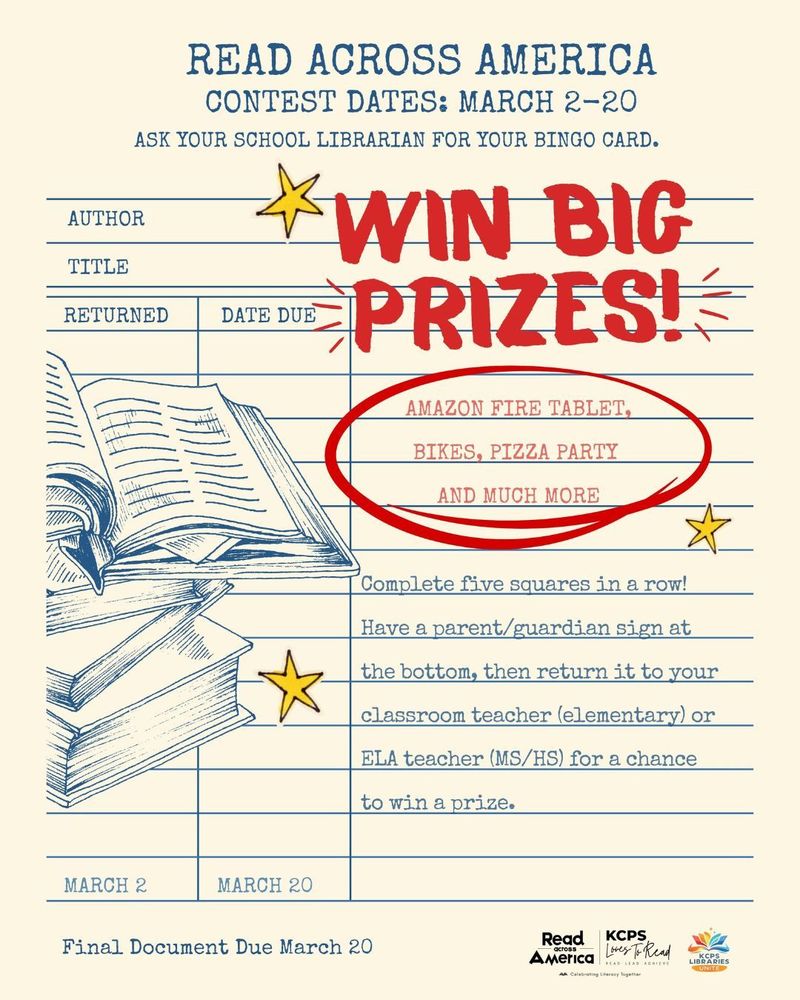 Read Across America contest flyer