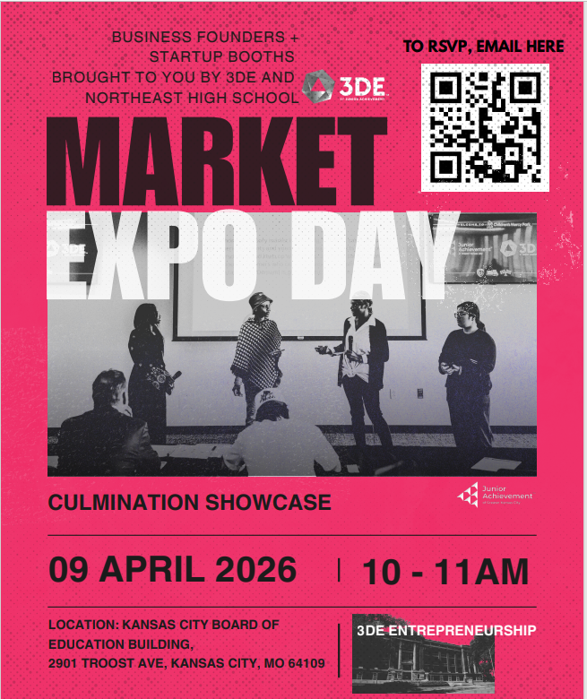 3DE Market Expo Day Flyer