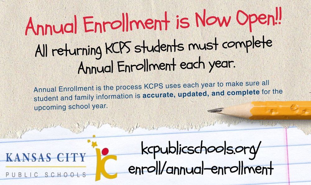 KCPS Annual Enrollment Now open