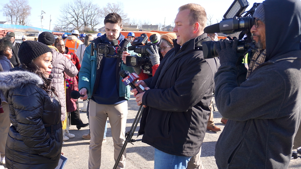 KCPS celebrates Topping Off Ceremony for King Empowerment Center
