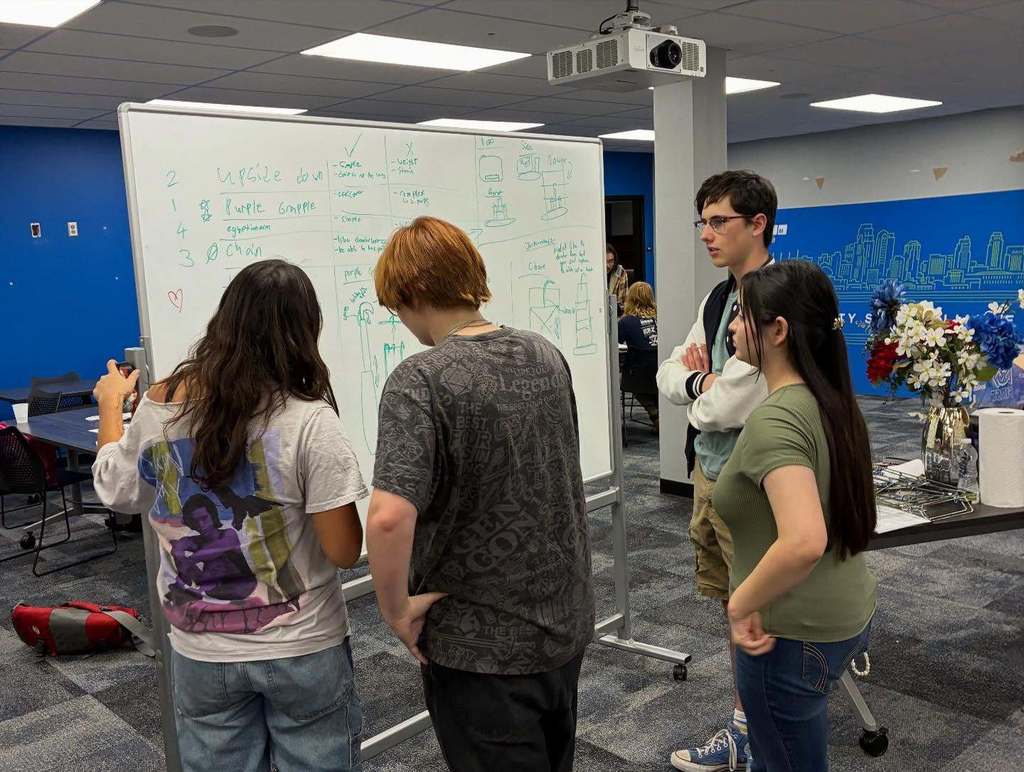 KCPS robotics students work on planning, coding, engineering and more.