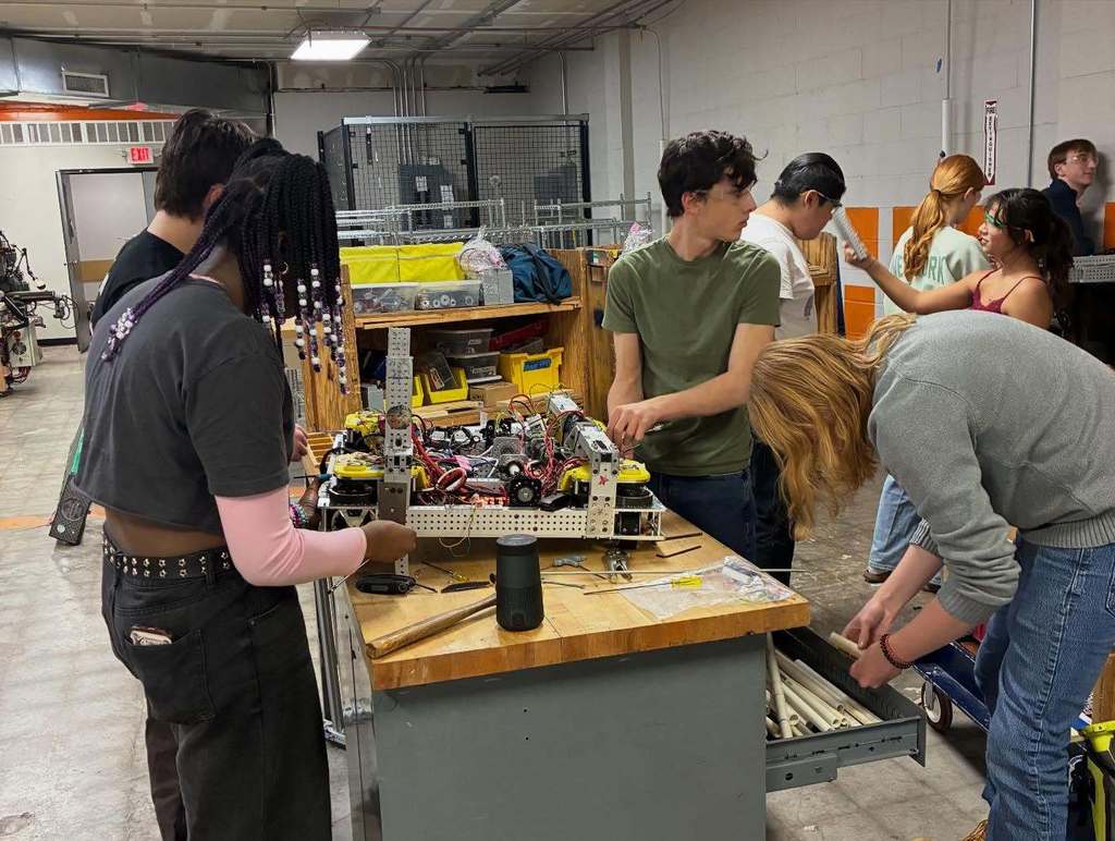 KCPS robotics students work on planning, coding, engineering and more.